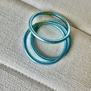 Blue BuDhaGirl Bangles, set of 3